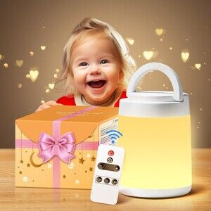 One Fire White Rechargeable Portable Night Light 10 Colors New